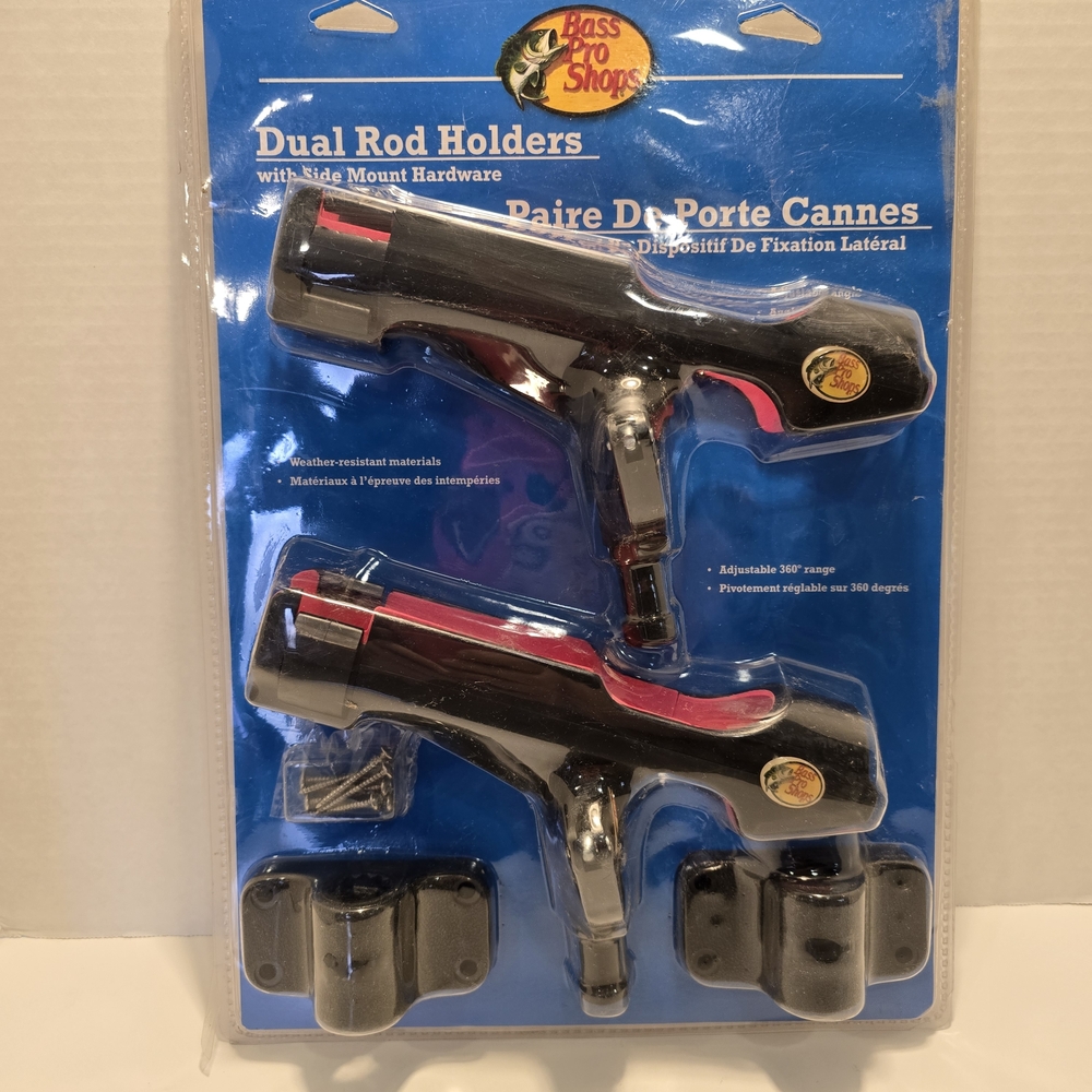 Dual Fishing Rod Holders with Side Mount‎ By Bass Pro Shop